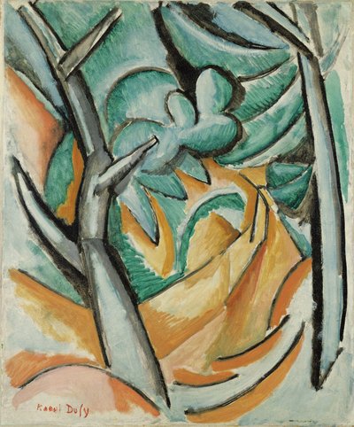 Zielone drzewa autorstwa Raoul Dufy