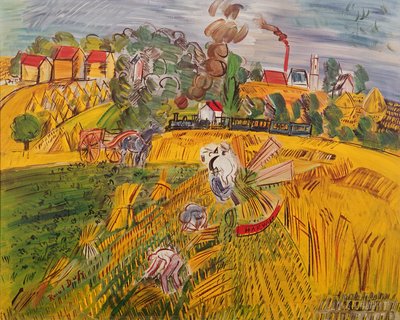 Dom (olej na płótnie) autorstwa Raoul Dufy