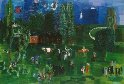 The Paddock; The Paddock autorstwa Raoul Dufy