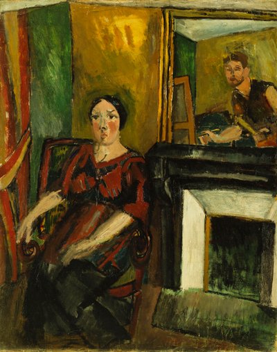 Malarz i jego model; Le Peintre et son Modele autorstwa Raoul Dufy