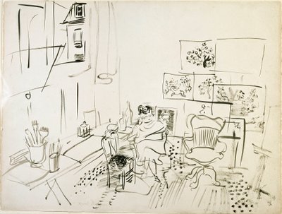 Warsztat malarza Rysunek Raoula Dufy
