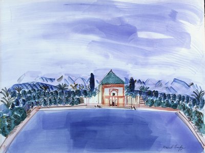 Basen w Menara autorstwa Raoul Dufy