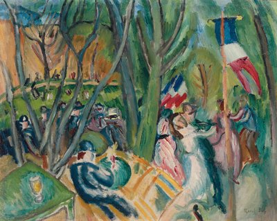 Taniec popularny; Le Bal Populaire autorstwa Raoul Dufy