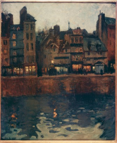 Port w Hawrze o zmierzchu autorstwa Raoul Dufy