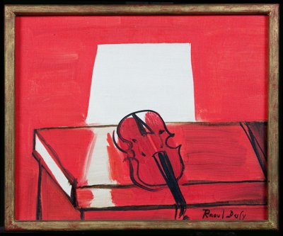 Czerwone skrzypce autorstwa Raoul Dufy