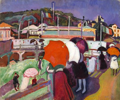 Trzy parasole autorstwa Raoul Dufy