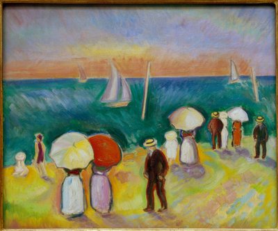 Plaża w Sainte-Adresse autorstwa Raoul Dufy