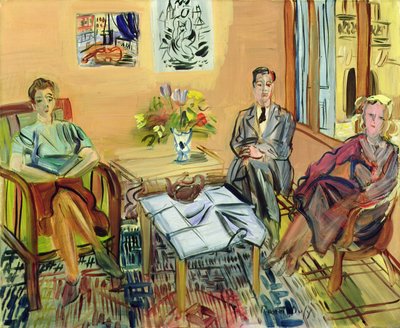 Trzy siedzące postacie autorstwa Raoul Dufy