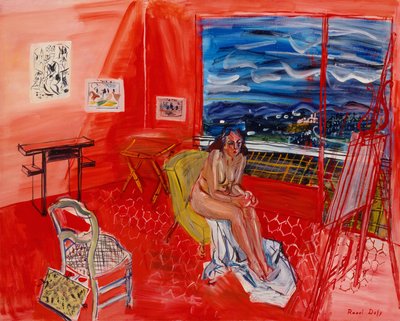 Warsztat Vence (olej na płótnie) autorstwa Raoul Dufy