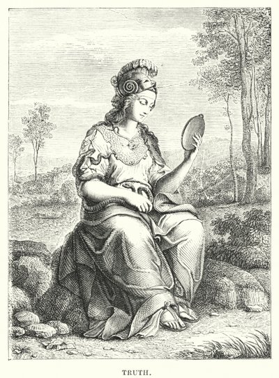 Prawda (grawerowanie) autorstwa after Raphael