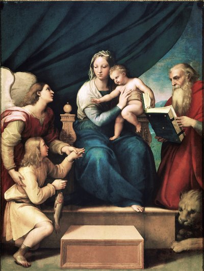 Madonna od Ryby (olej na pokładzie, ok. 1513) autorstwa Raphael