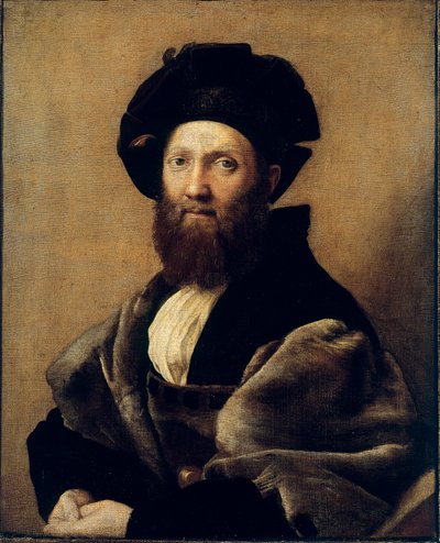Portret Baldassare Castiglione (olej na płótnie) autorstwa Raphael