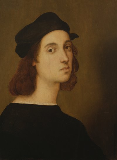 Autoportret (olej na panelu) autorstwa Raphael