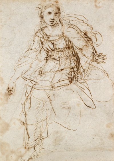 Alegoryczna figura teologiczna, początek XVI w. autorstwa Raphael