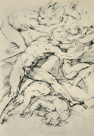 Scena bitewna, początek XVI wieku, 1943. autorstwa Raffaello Sanzio Raphael