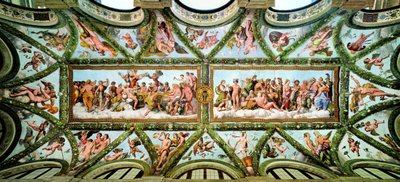 Loggia Kupidyna i Psyche, Villa Farnesina, 1517-1518. autorstwa Raphael