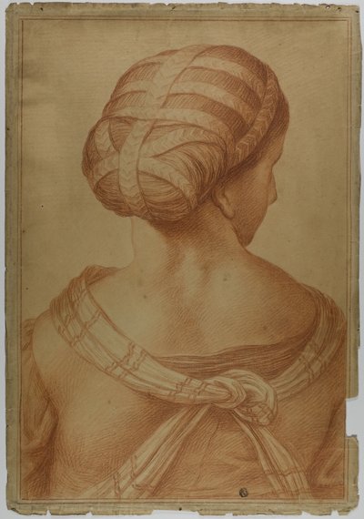 Muza widziana z tyłu autorstwa Raphael