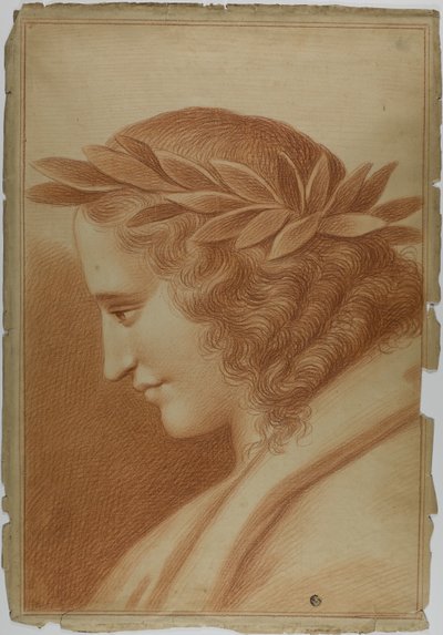 Poeta w koronie laurowej autorstwa Raphael