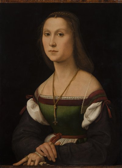 Portret młodej kobiety La Muta, ok. 1507. autorstwa Raphael