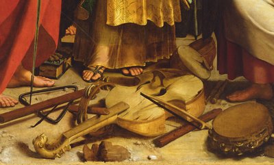 św. Cecylia w otoczeniu św. Pawła, św. Jana Ewangelisty, św. Augustyna i Marię Magdalenę autorstwa Raphael