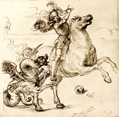 Św. Jerzy z mieczem autorstwa Raffaello Sanzio Raphael