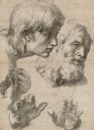 Studia naczelników dwóch apostołów i ich rąk, XVI w. autorstwa Raphael