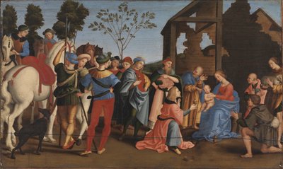 Adoracja Królów. autorstwa Raphael