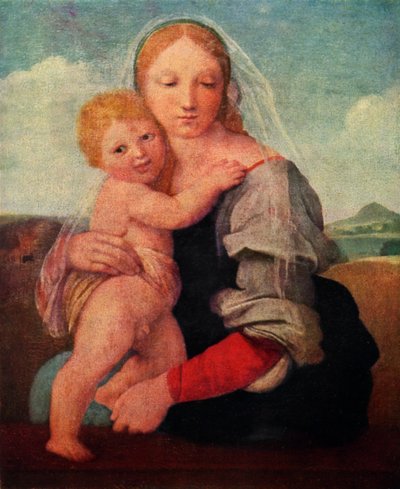 Madonna Mackintosha, c1510-1512, 1929 autorstwa Raffaello Sanzio Raphael