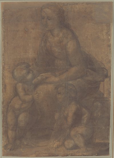 Madonna z Dzieciątkiem ze św. Janem Chrzcicielem autorstwa Raphael