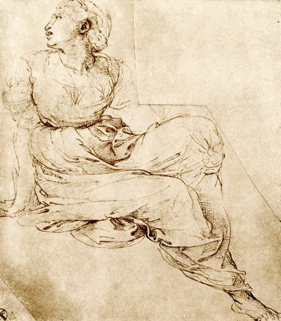 Erato muza autorstwa Raffaello Sanzio Raphael