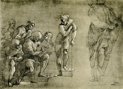 Grupa Pitagorasa ze Szkoły Ateńskiej autorstwa Raffaello Sanzio Raphael