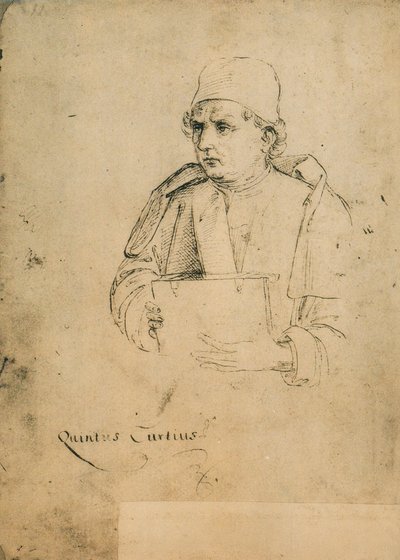 Quinto Curzio Rufo; rysunek Rafaela. Gallerie dellAccademia, Wenecja autorstwa Raffaello Sanzio Raphael