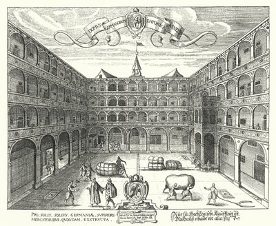 Fondaco dei Tedeschi, siedziba niemieckich kupców w Wenecji autorstwa Raphael Custos