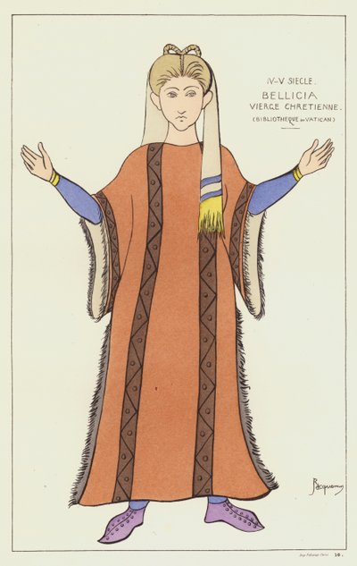 Bellicia, chrześcijańska dziewica autorstwa Raphael Jacquemin