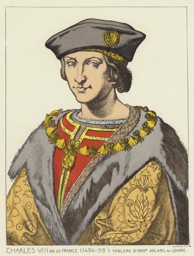 Karol VIII król Francji autorstwa Raphael Jacquemin