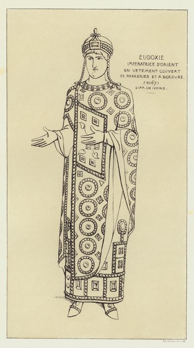Eudoksja, Cesarzowa Wschodu autorstwa Raphael Jacquemin