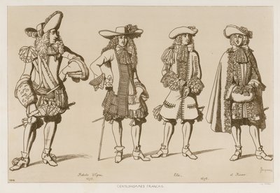 Francuscy panowie z XVII wieku autorstwa Raphael Jacquemin