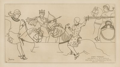 przywódcy francuscy, druga połowa XI w. autorstwa Raphael Jacquemin