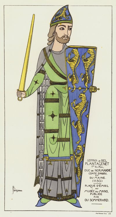 Geoffroy Plantagenet autorstwa Raphael Jacquemin