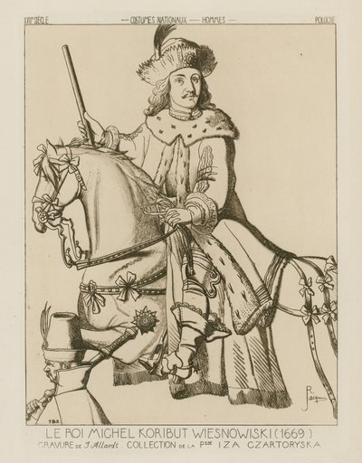 Michał Wiśniowiecki, król Polski (1669) autorstwa Raphael Jacquemin