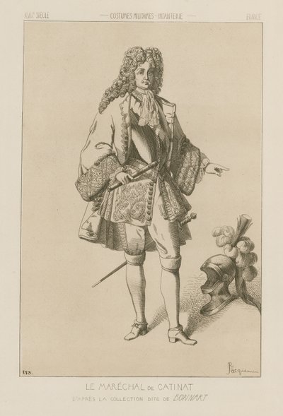 Nicolas Catinat, marszałek Francji (16371712) autorstwa Raphael Jacquemin