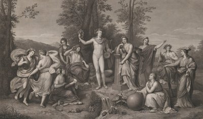 Apollo i muzy na Parnasie, 1784., 1784. autorstwa Raphael Morghen