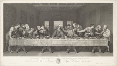 Ostatnia Wieczerza autorstwa Raphael Morghen