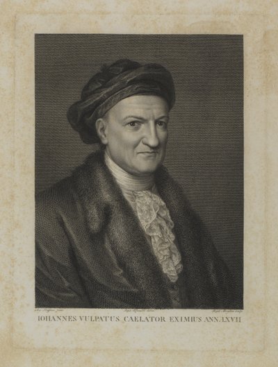 Johannes Vulpatus Caelator Eximus Ann. LXVII autorstwa Raphael Morghen