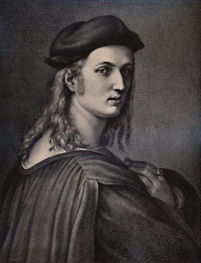 Raphael Sanzio, włoski artysta renesansowy, XVIII lub XIX wiek 1894 autorstwa Raphael Morghen
