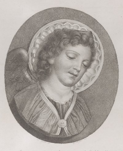 Archanioł Gabriel, 1800 r autorstwa Raphael Morghen