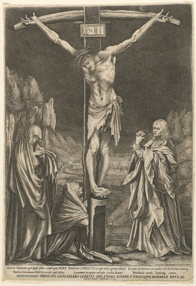 Małe Ukrzyżowanie autorstwa Raphael Sadeler I after Matthias Grünewald