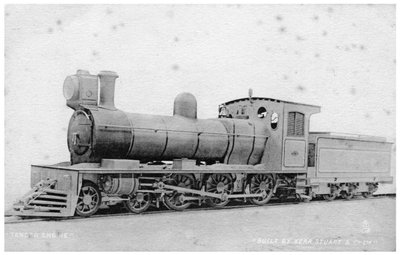 Lokomotywa 4-6-0, lokomotywa parowa firmy Kerr, Stuart and Co, początek XX wieku. autorstwa Raphael Tuck