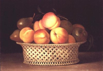 Miska brzoskwiń (olej na płótnie) autorstwa Raphaelle Peale