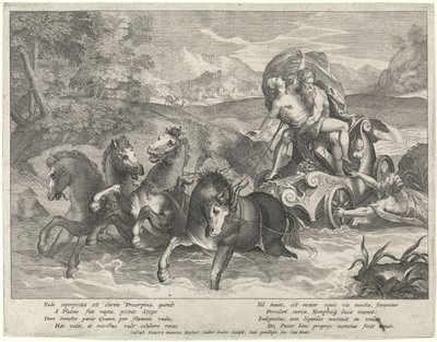 Rabunek Prozerpiny autorstwa Raphaël Sadeler (II)
